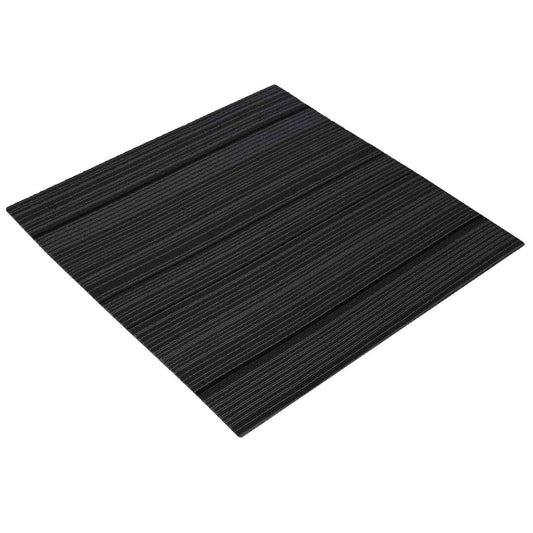Carpet Tile Striped Light Grey 50 x 50 cm 36 pcs PP and Bitumen