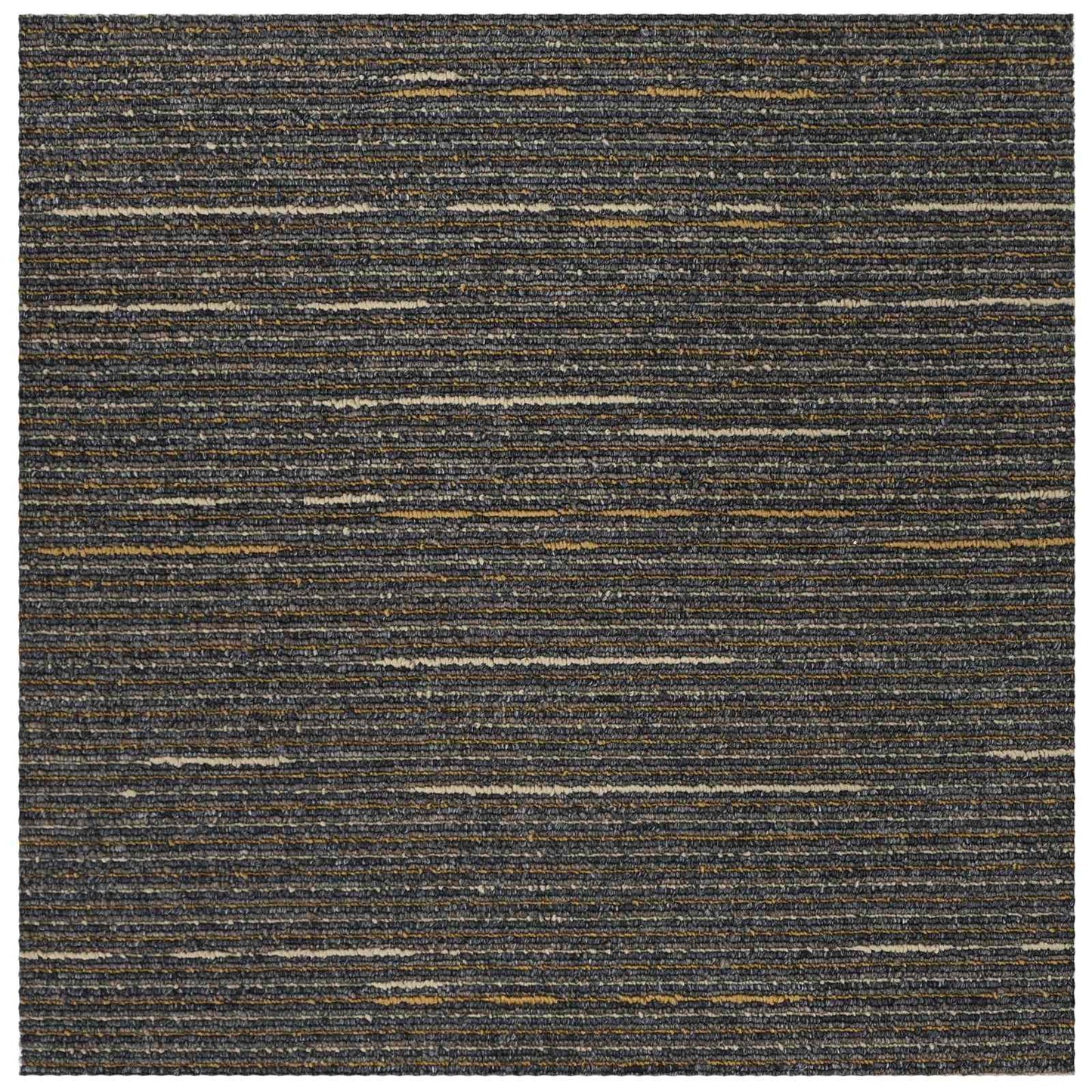 Carpet Tile Striped Light Brown 50 x 50 cm 36 pcs