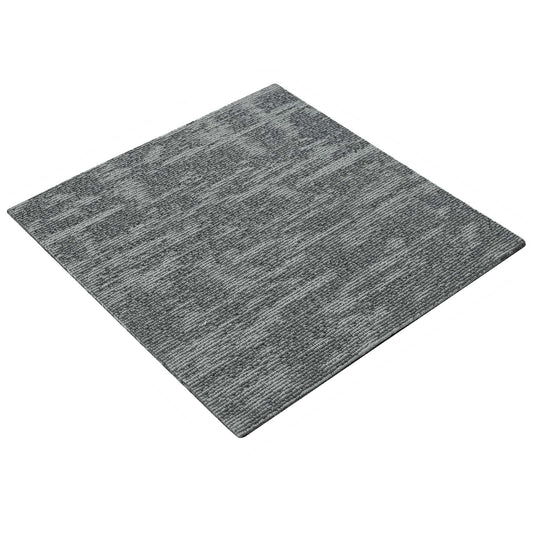 Carpet Tile Rock Grey 50 x 50 cm 20 pcs PP and Bitumen
