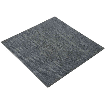 Carpet Tile Sky Grey 50 x 50 cm 4 pcs PP and Bitumen