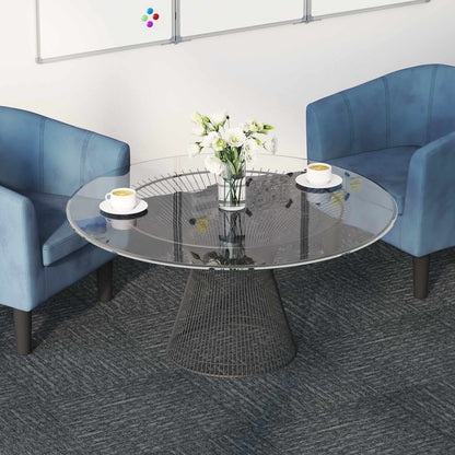 Carpet Tile Sky Grey 50 x 50 cm 36 pcs PP and Bitumen