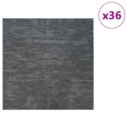 Carpet Tile Sky Grey 50 x 50 cm 36 pcs PP and Bitumen