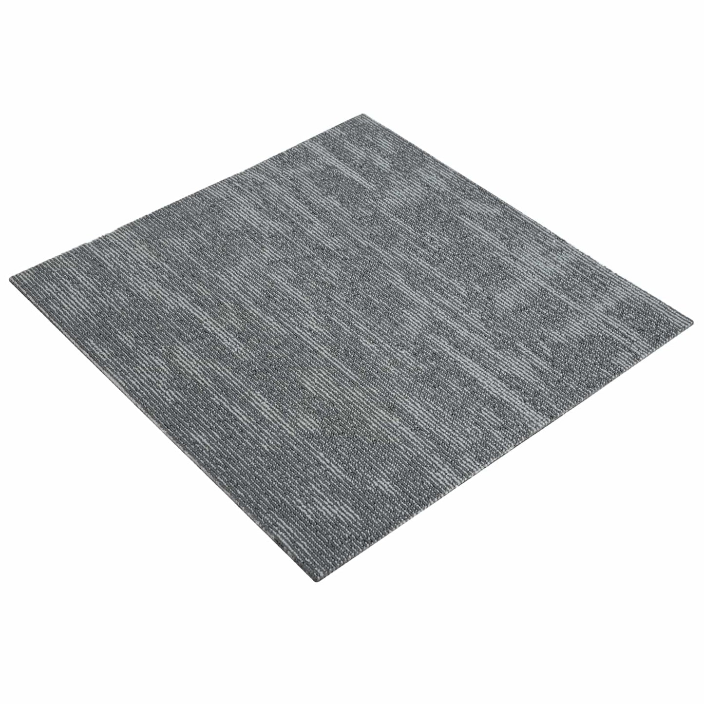 Carpet Tile Concrete Grey 50 x 50 cm 36 pcs PP and Bitumen