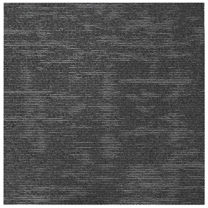 Carpet Tile Charcoal Grey 50 x 50 cm 36 pcs PP and Bitumen