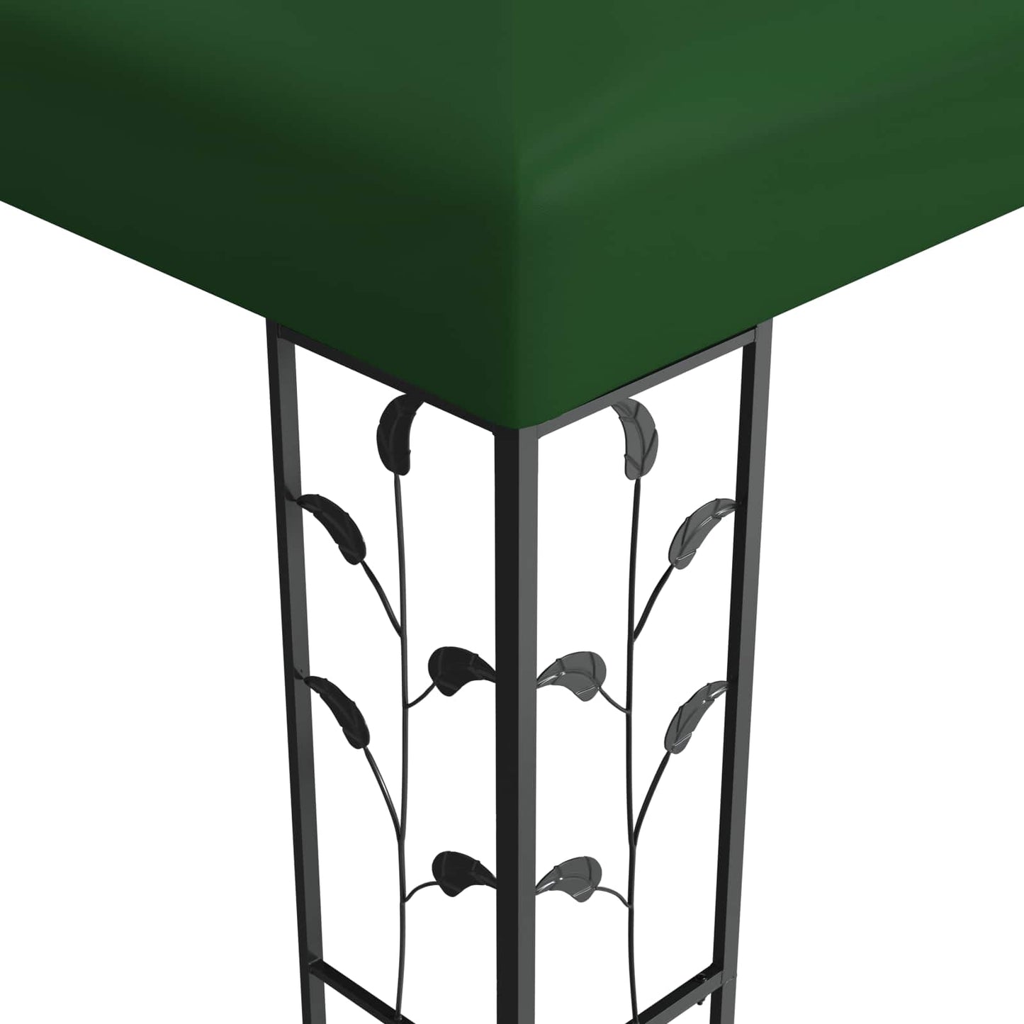Gazebo 3 x 3 x 2.68 m Green Polyester and Steel