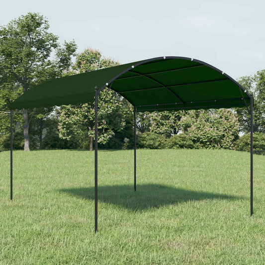 Gazebo 4 x 3 x 2.6 m Green Polyester and Steel