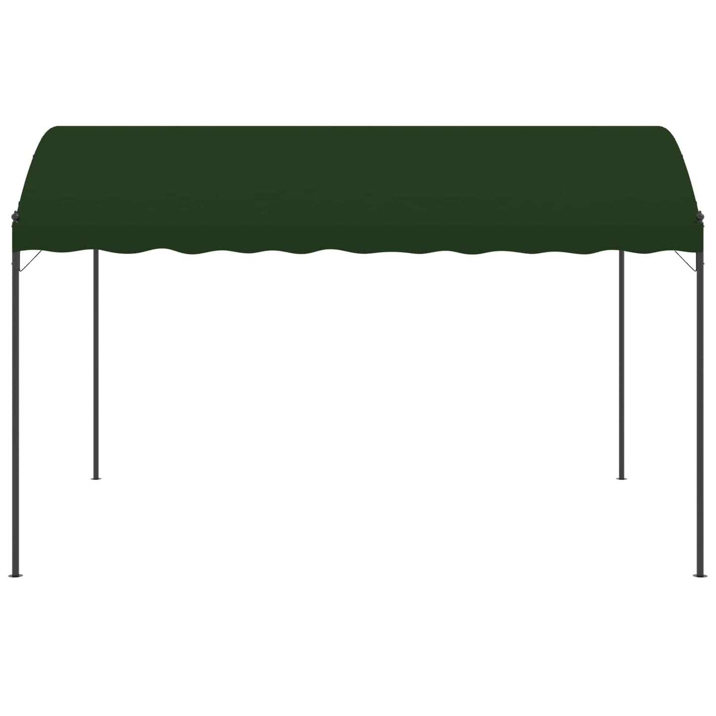 Gazebo 4 x 3 x 2.6 m Green Polyester and Steel