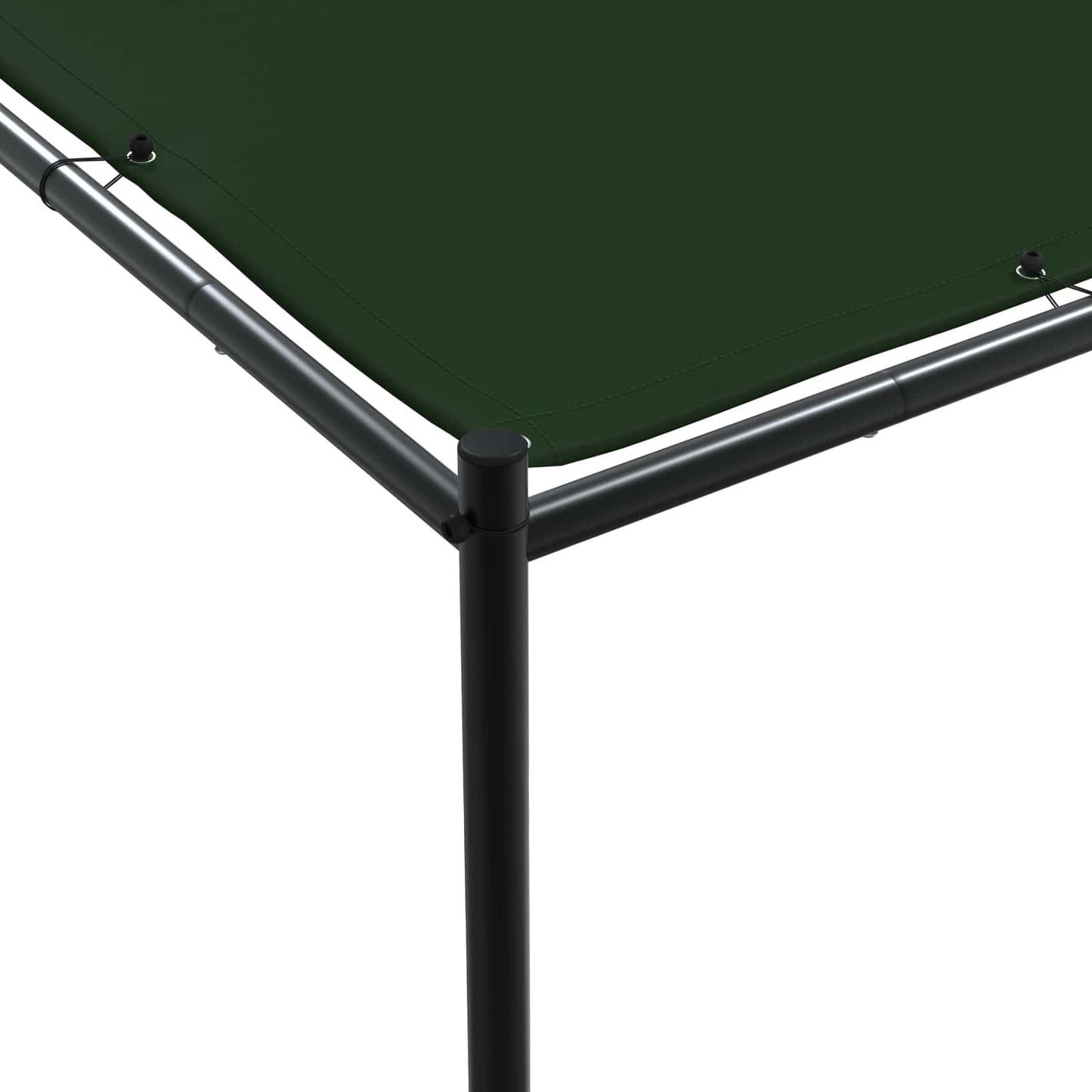 Gazebo 4 x 3.98 x 2.67 m Green Polyester and Steel