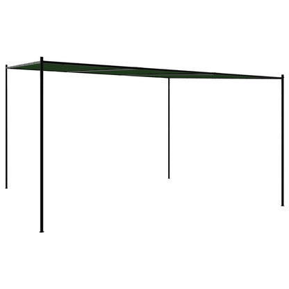 Gazebo 4 x 3.98 x 2.67 m Green Polyester and Steel