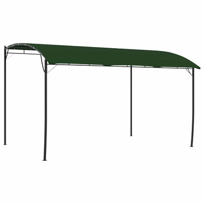 Gazebo 4 x 3 x 2.55 m Green Fabric and Aluminium 180 gsm