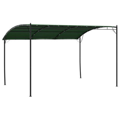 Gazebo 4 x 3 x 2.55 m Green Fabric and Aluminium 180 gsm
