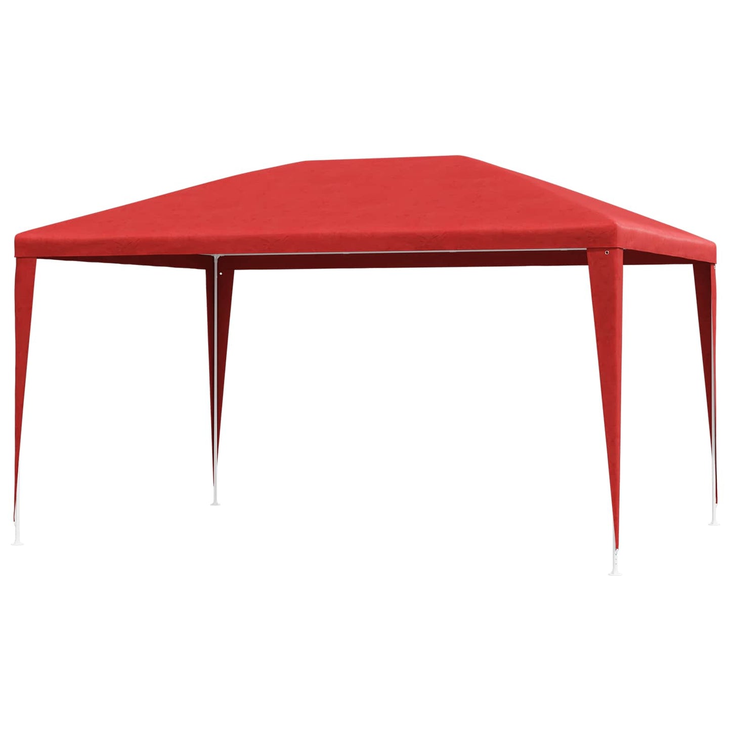 Party Tent 400 x 300 x 255 cm Red PE and Steel