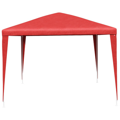 Party Tent 400 x 300 x 255 cm Red PE and Steel