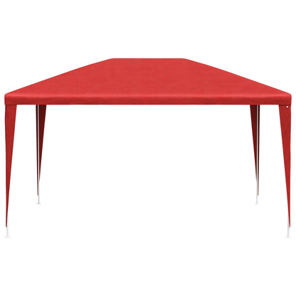 Party Tent 400 x 300 x 255 cm Red PE and Steel