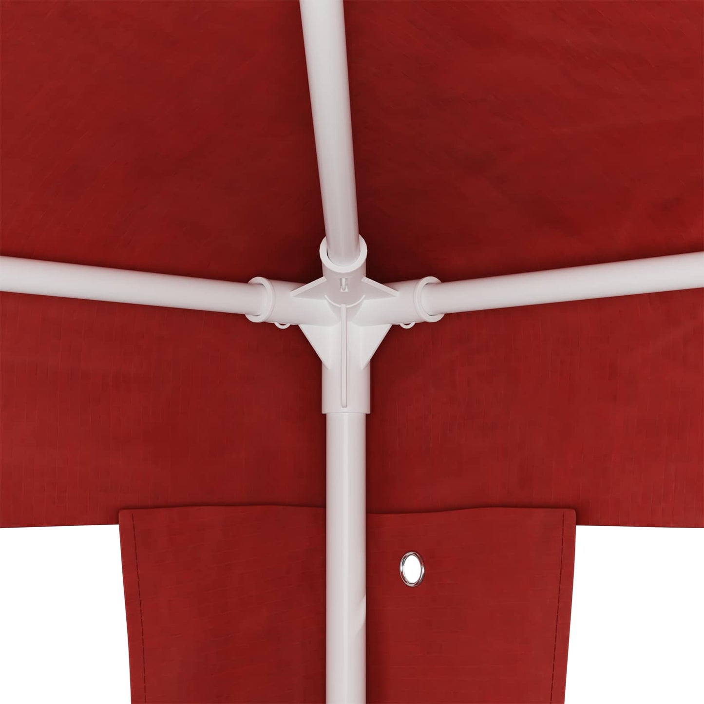Party Tent Red 600 x 300 x 255 cm PE and Steel