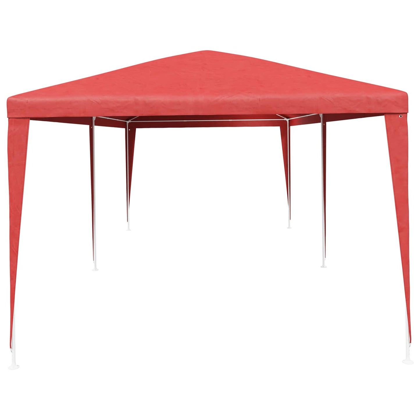 Party Tent Red 600 x 300 x 255 cm PE and Steel