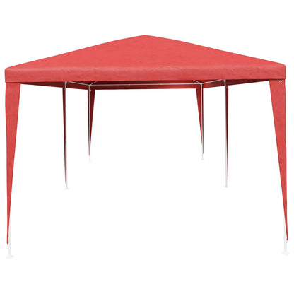 Party Tent Red 600 x 300 x 255 cm PE and Steel