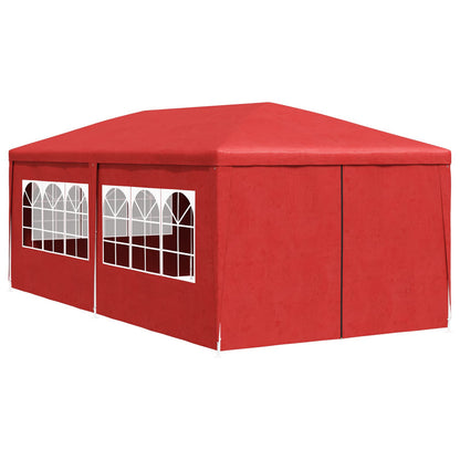 Party Tent 600 x 300 x 255 cm Red PE and Steel