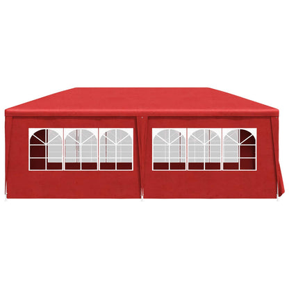 Party Tent 600 x 300 x 255 cm Red PE and Steel