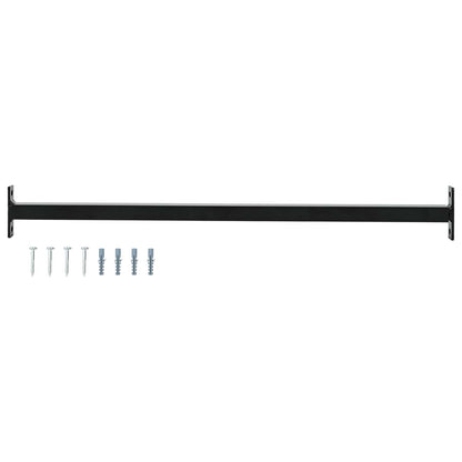 Adjustable Window Safety Bar Black 710 -1200 mm Steel