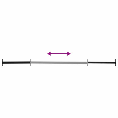 Adjustable Window Safety Bar Black 710 -1200 mm Steel