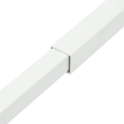 Adjustable Window Safety Bar 6 pcs White Steel