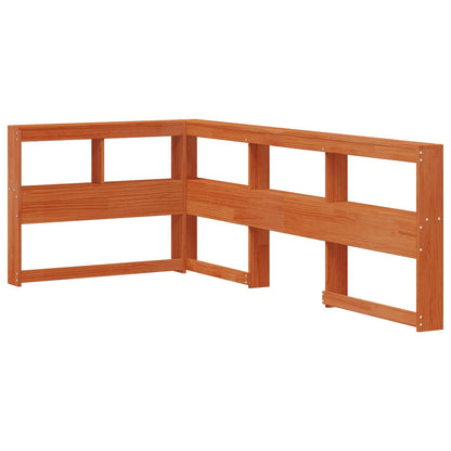 Bookcase Bed with Headboard with Storage Solid Pine Wood