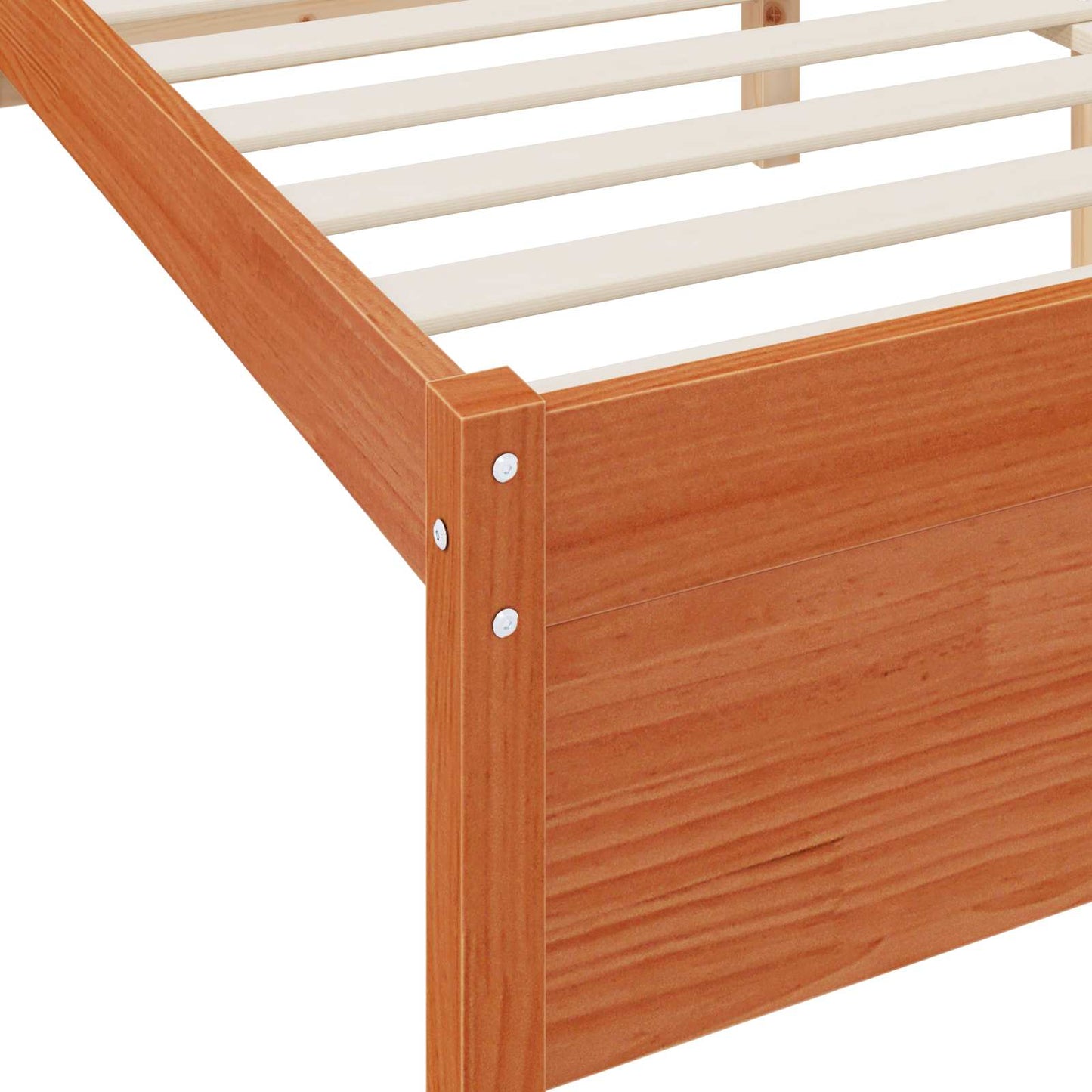 Bookcase Bed with Headboard with Storage Solid Pine Wood