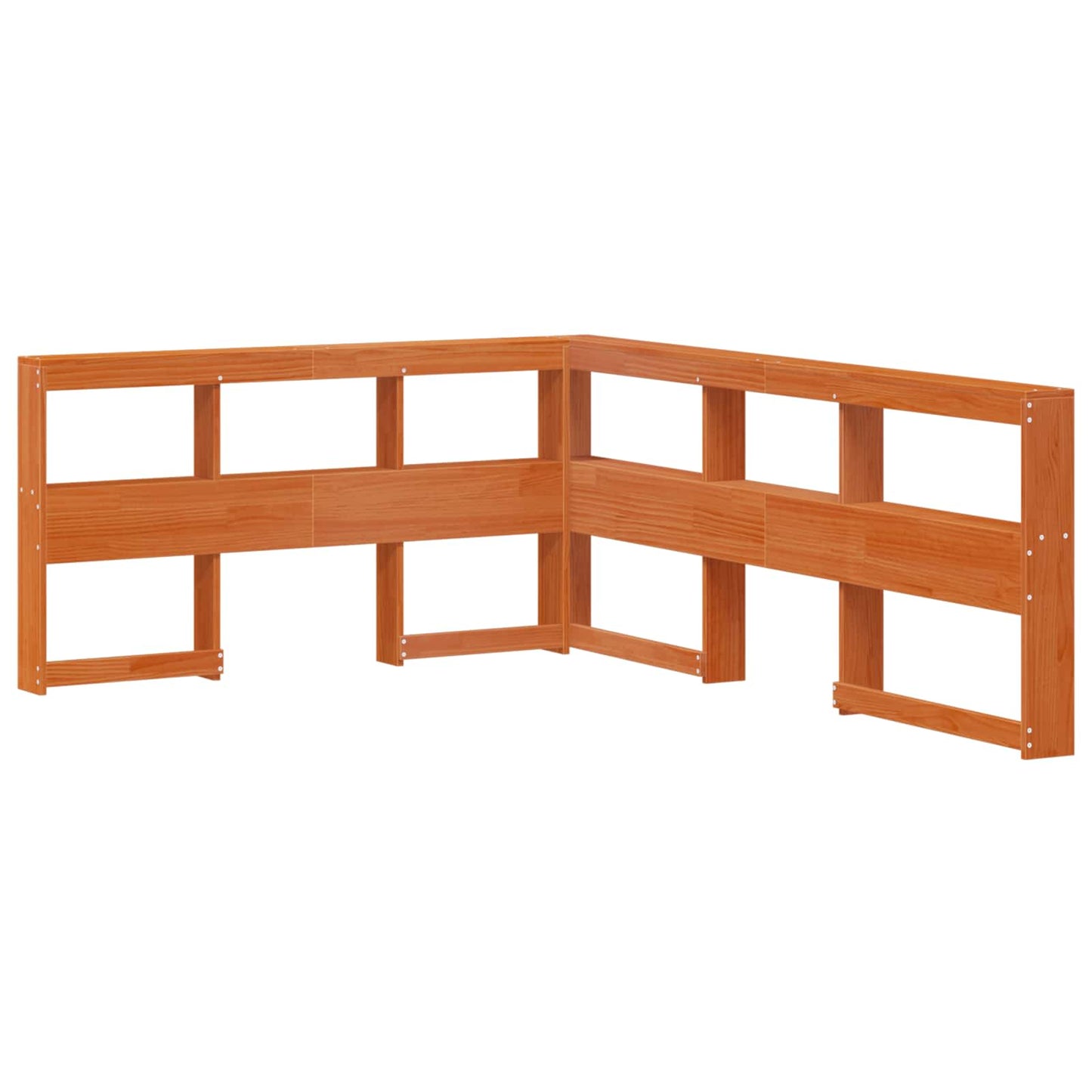 Bookcase Bed with Headboard with Storage Solid Pine Wood