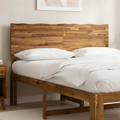Live Edge Headboard ROSTOCK Natural 140 cm Solid Acacia Wood