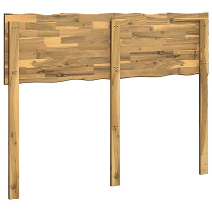 Live Edge Headboard ROSTOCK White 150 cm Solid Acacia Wood