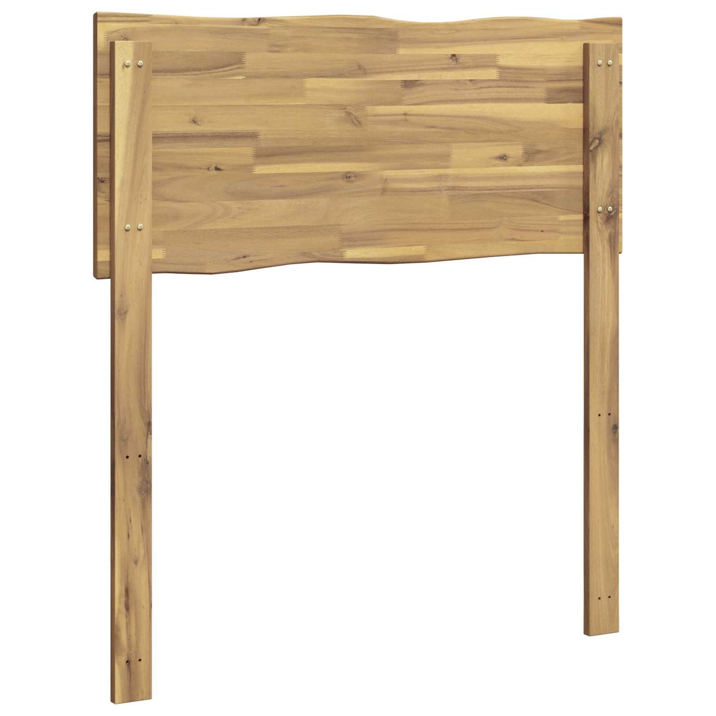 Live Edge Headboard ROSTOCK White 90 cm Solid Acacia Wood