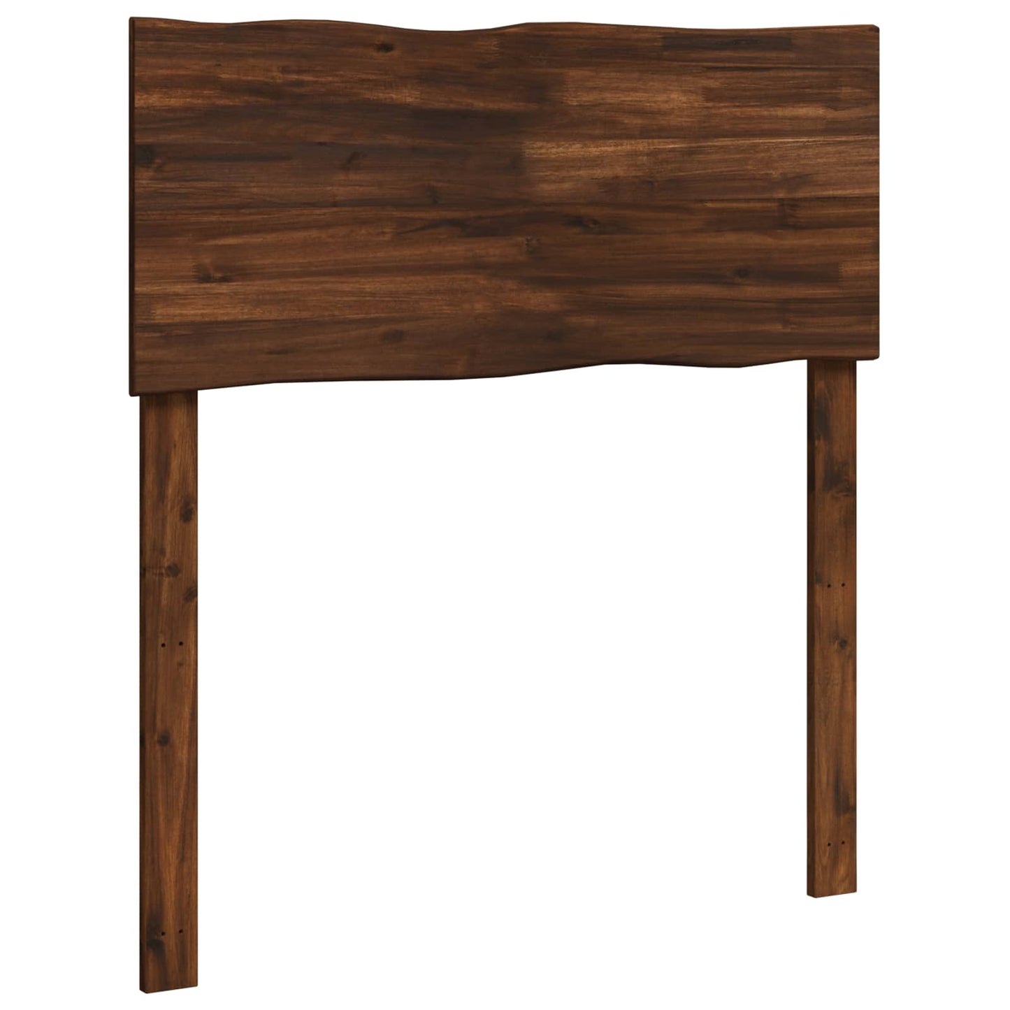 Live Edge Headboard ROSTOCK Dark Brown 80 cm Solid Acacia Wood