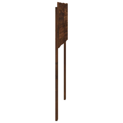 Live Edge Headboard ROSTOCK Dark Brown 80 cm Solid Acacia Wood