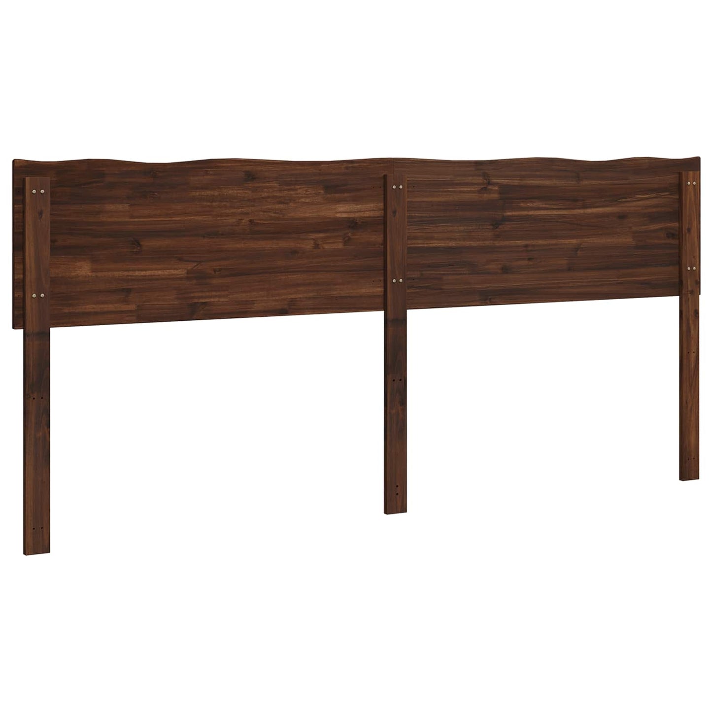 Live Edge Headboard ROSTOCK Dark Brown 180 cm Solid Acacia Wood