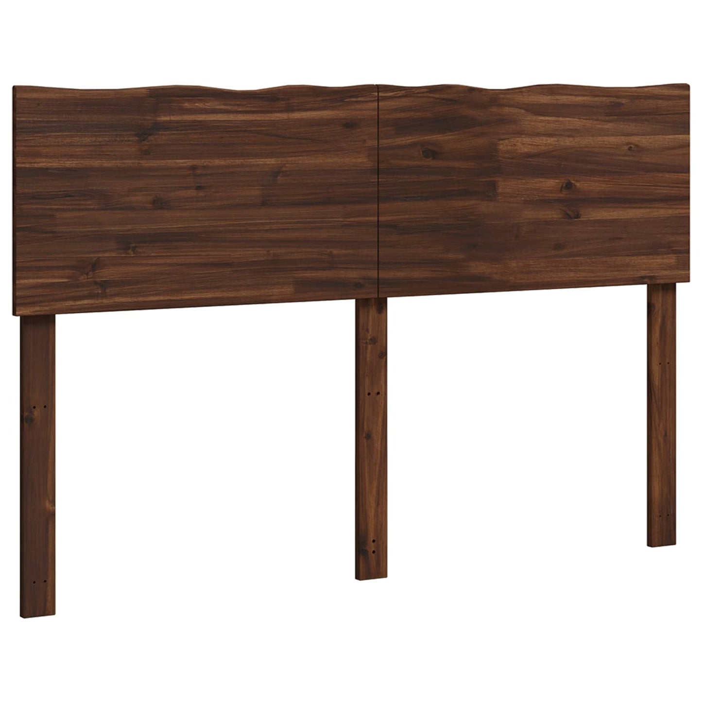 Live Edge Headboard ROSTOCK Dark Brown 160 cm Solid Acacia Wood
