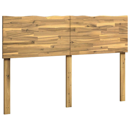 Live Edge Headboard ROSTOCK White 140 cm Solid Acacia Wood