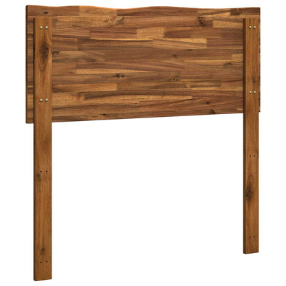 Live Edge Headboard ROSTOCK Natural 100 cm Solid Acacia Wood