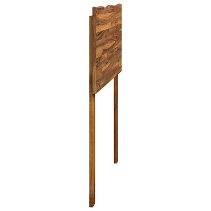 Live Edge Headboard ROSTOCK Natural 100 cm Solid Acacia Wood
