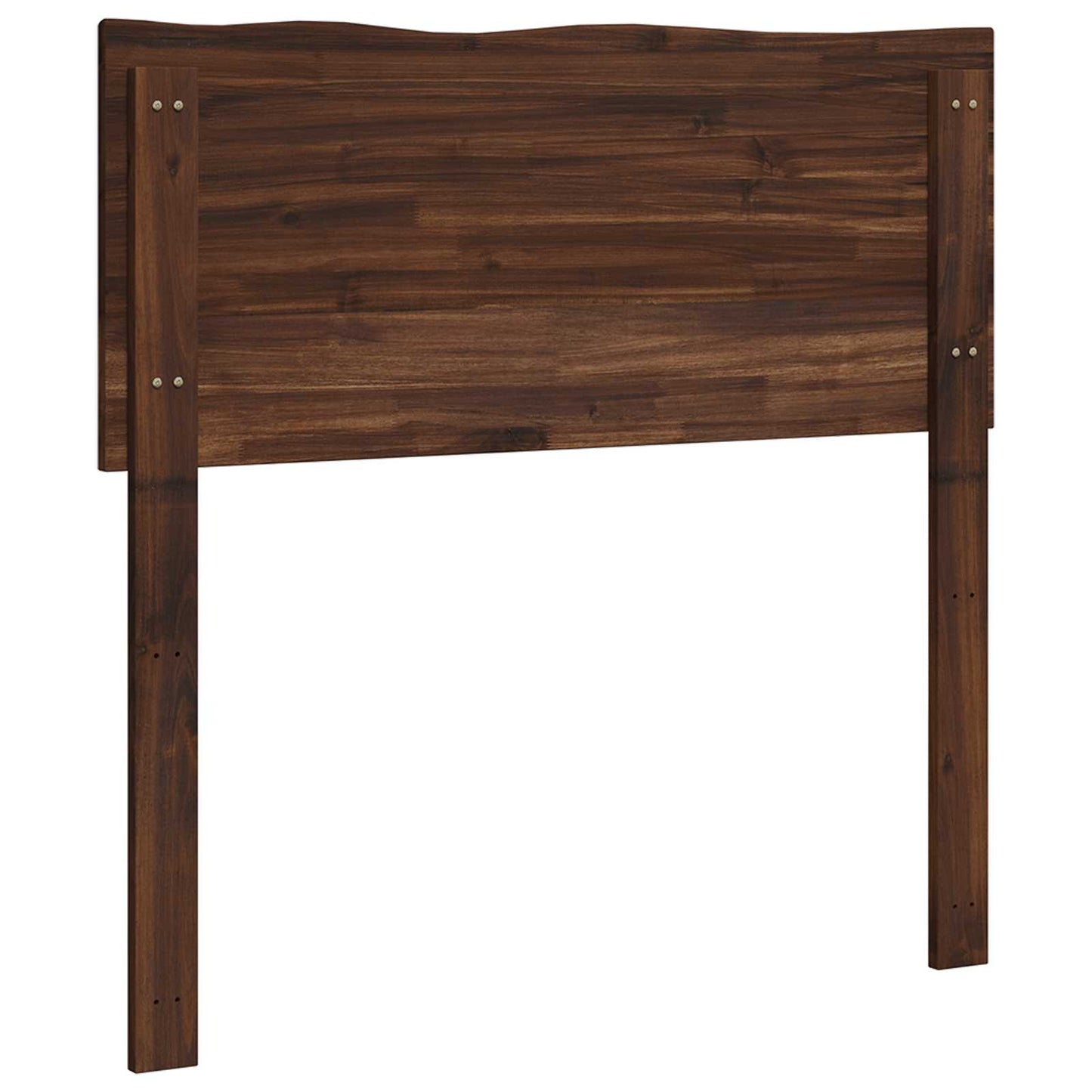 Live Edge Headboard ROSTOCK Dark Brown 90 cm Solid Acacia Wood