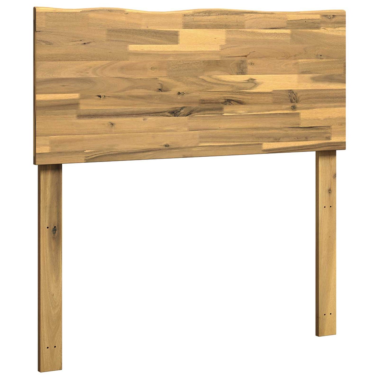 Live Edge Headboard ROSTOCK White 90 cm Solid Acacia Wood