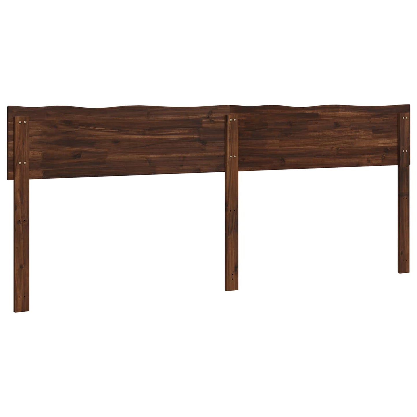 Live Edge Headboard ROSTOCK Dark Brown 180 cm Solid Acacia Wood