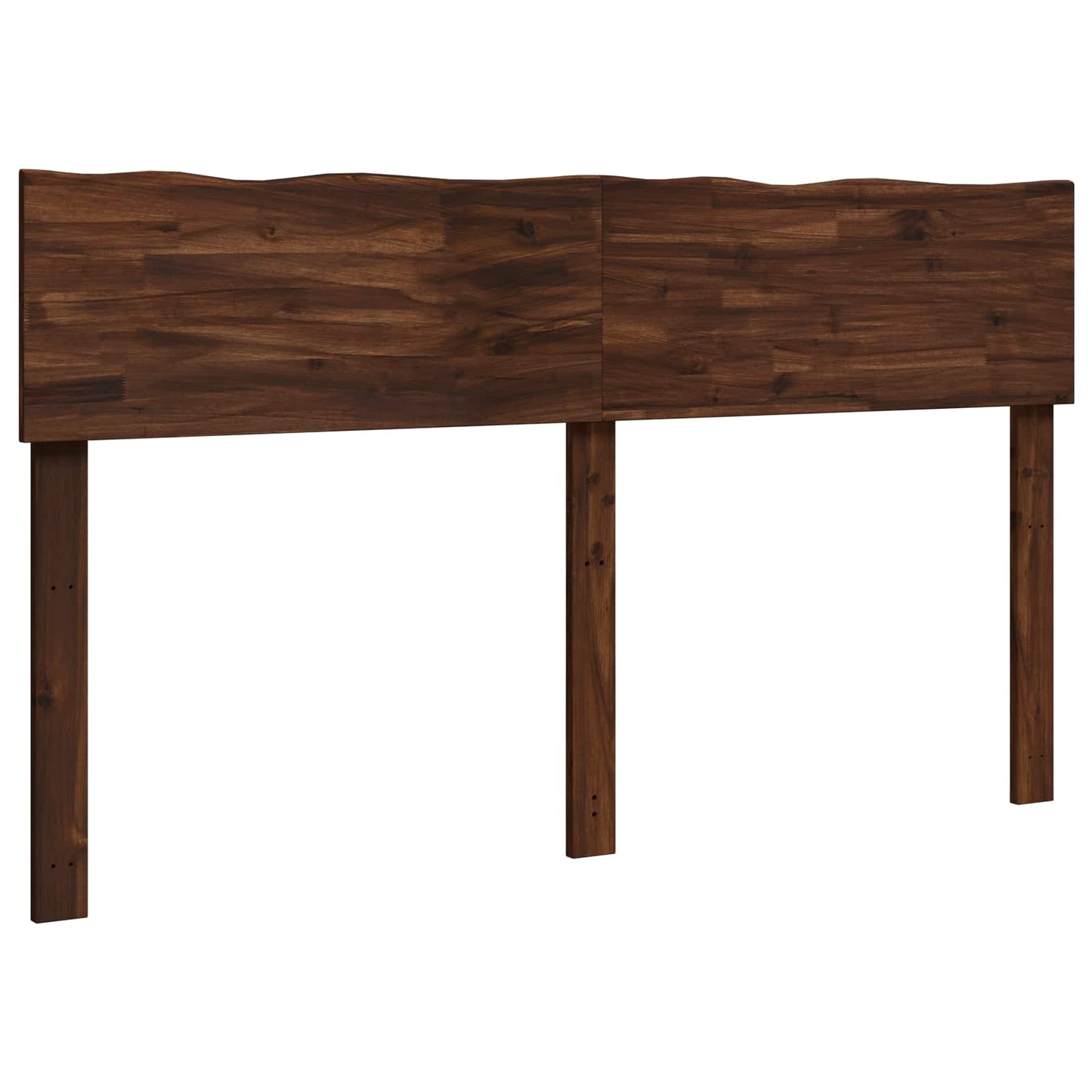 Live Edge Headboard ROSTOCK Dark Brown 135 cm Solid Acacia Wood