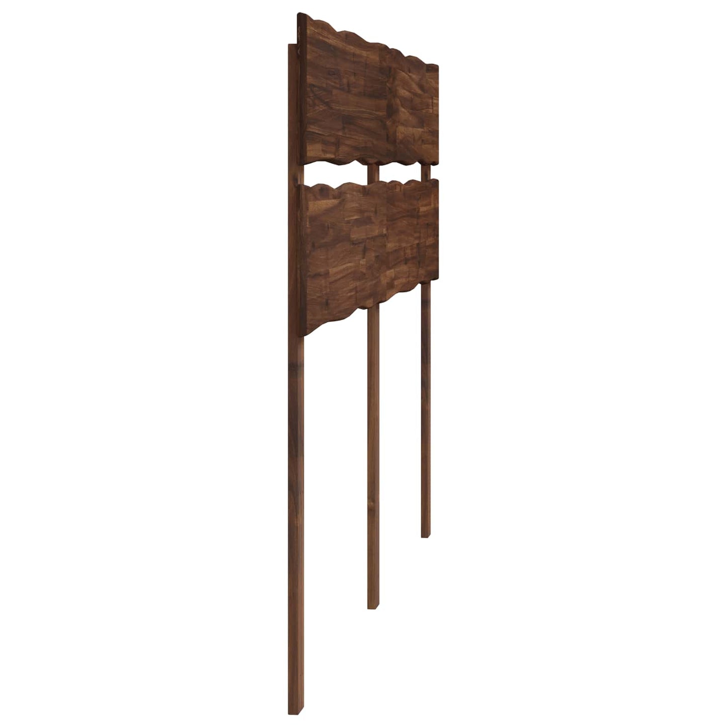 Live Edge Headboard ROSTOCK Dark Brown 150 cm Solid Acacia Wood