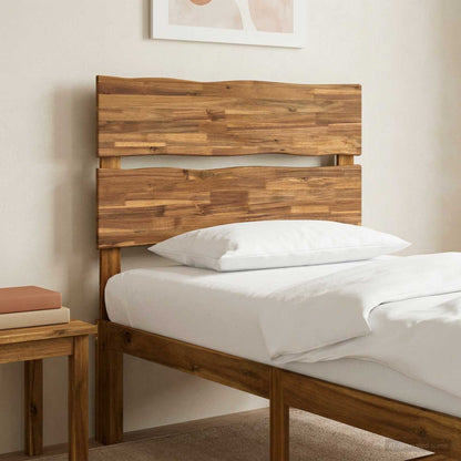 Live Edge Headboard ROSTOCK Natural 80 cm Solid Acacia Wood