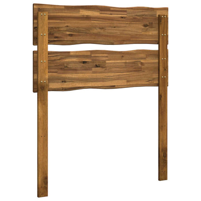 Live Edge Headboard ROSTOCK Natural 100 cm Solid Acacia Wood