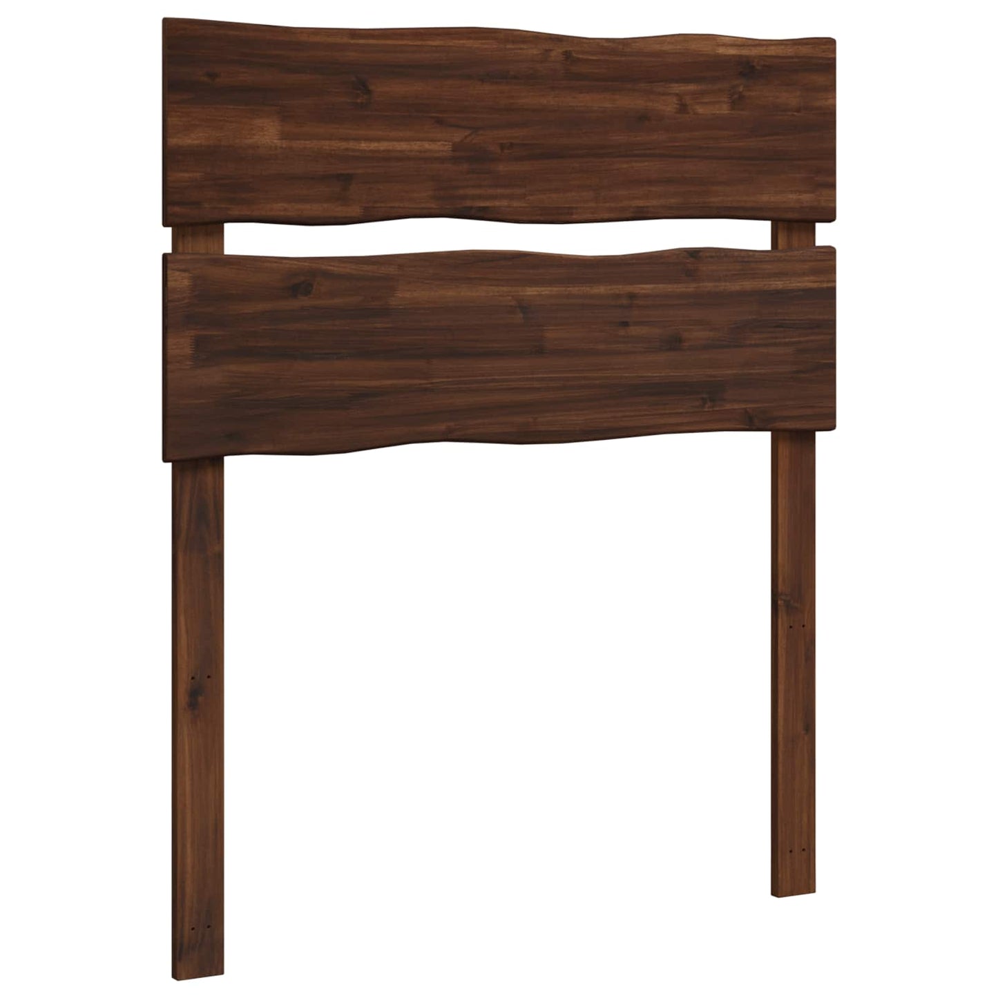 Live Edge Headboard ROSTOCK Dark Brown 90 cm Solid Acacia Wood