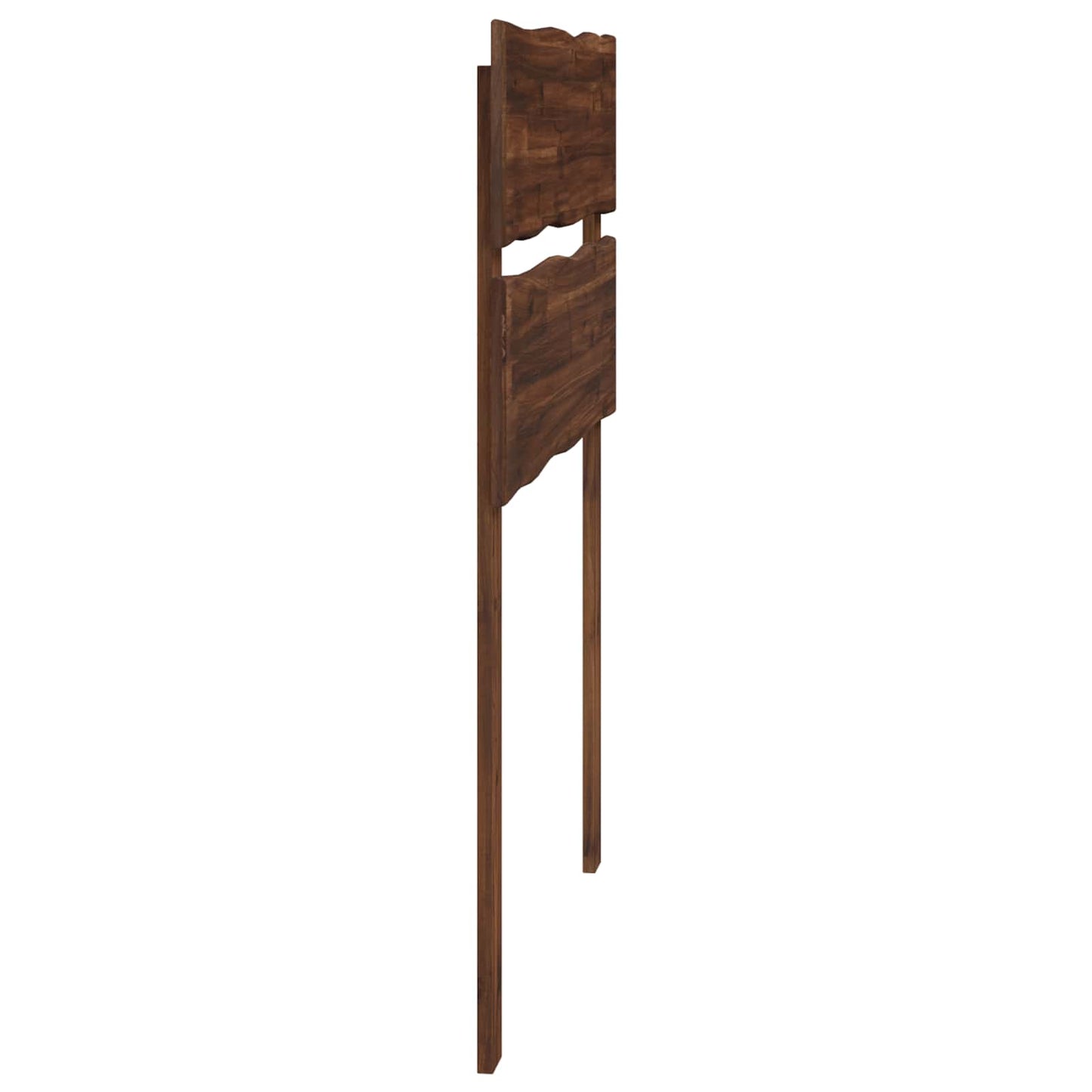 Live Edge Headboard ROSTOCK Dark Brown 90 cm Solid Acacia Wood