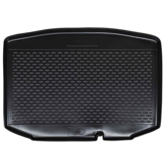Trunk Mat Black suitable for ŠKODA FABIA II HB 2007-2014 Rubber