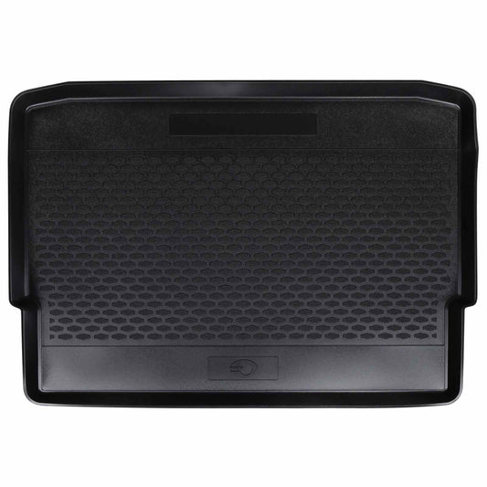 Trunk Mat Black suitable for OPEL CROSSLAND X 2017- Rubber